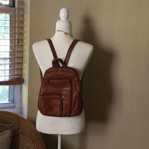 Brown backpack